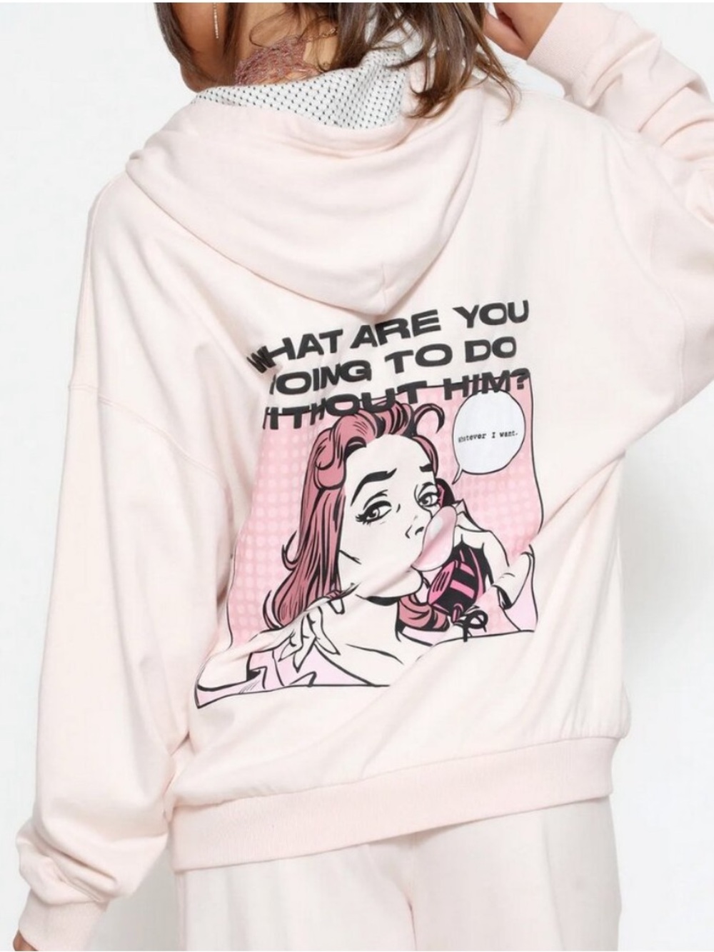 Boys Lie "What Are You Going To Do Without Him?" Full Zip Hoodie